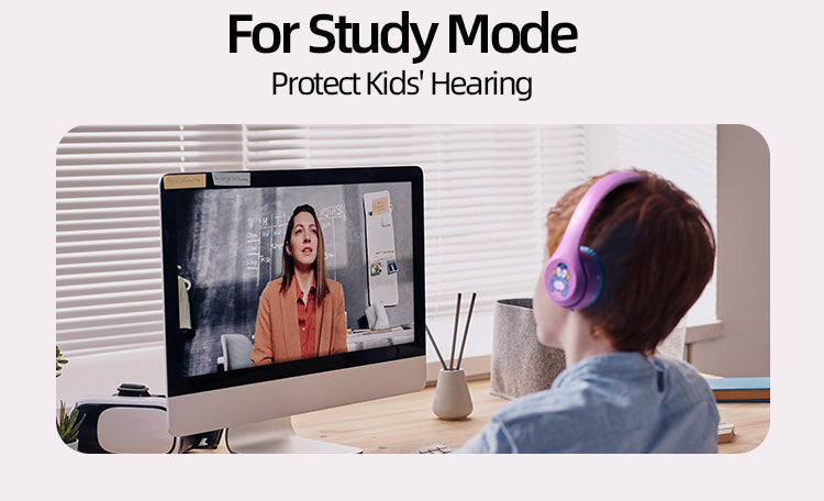 Cartoon Wireless Children's Learning Headphones
