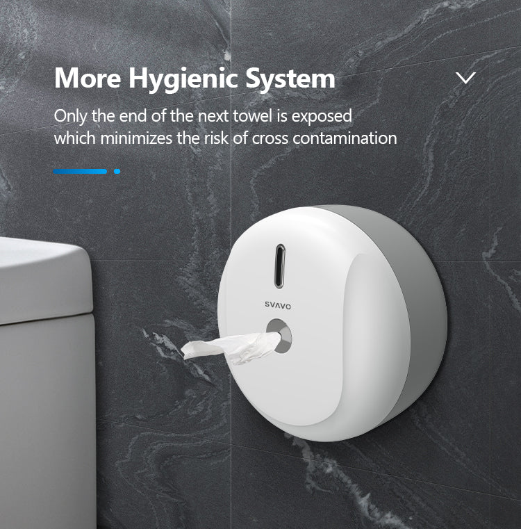 PL-151066 Wall-mounted large ABS plastic toilet paper holder large roll paper towel center pull paper towel holder