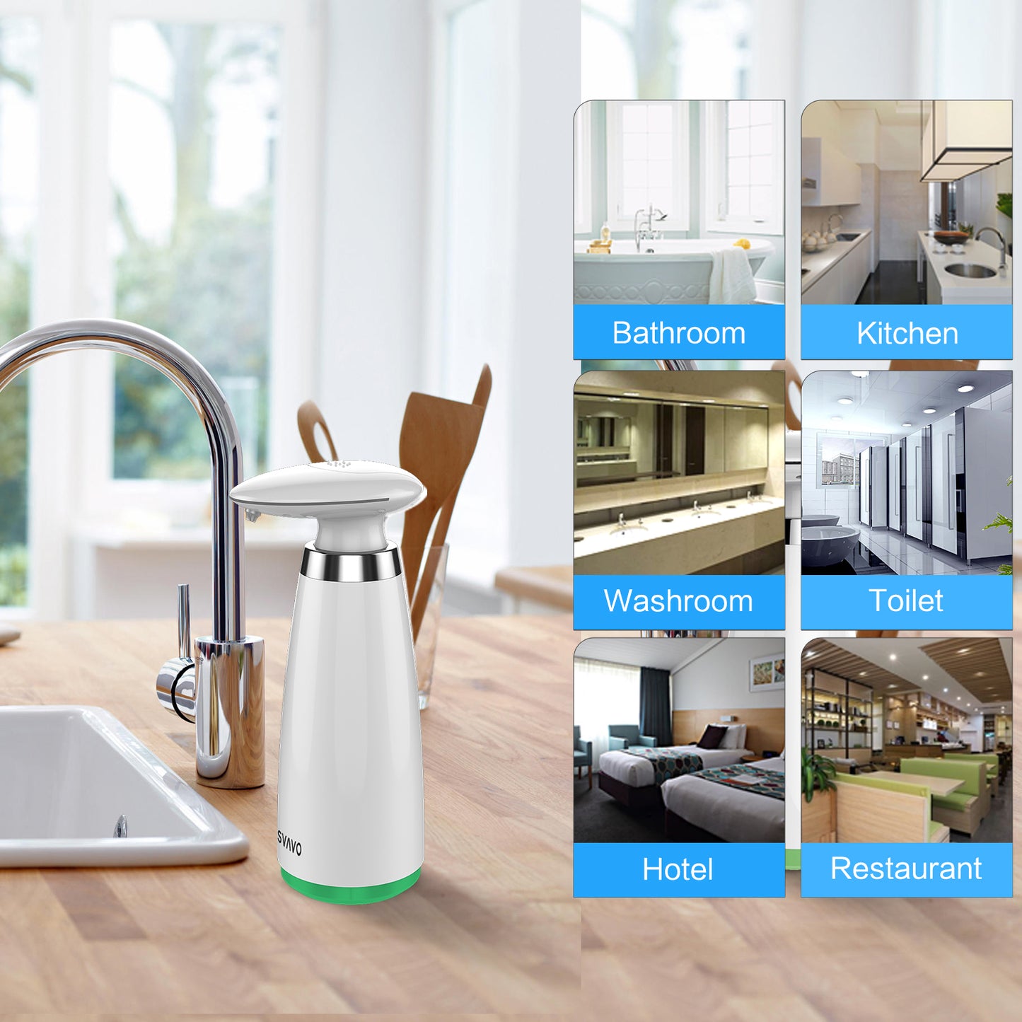 V-473 Battery Powered Automatic Sensor Liquid Soap Dispenser