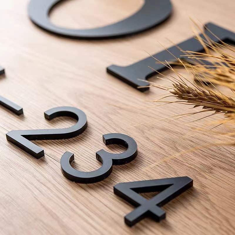 Custom Vintage Acrylic Plastic Foam Letter Logo