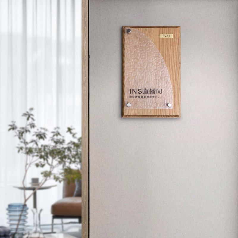 Professional customized acrylic door plates