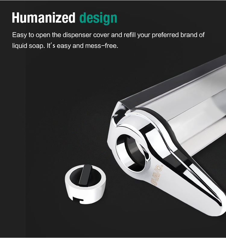 V-470 Battery Powered Infrared Sensor Automatic Refillable Liquid Spray Foam Soap Dispenser