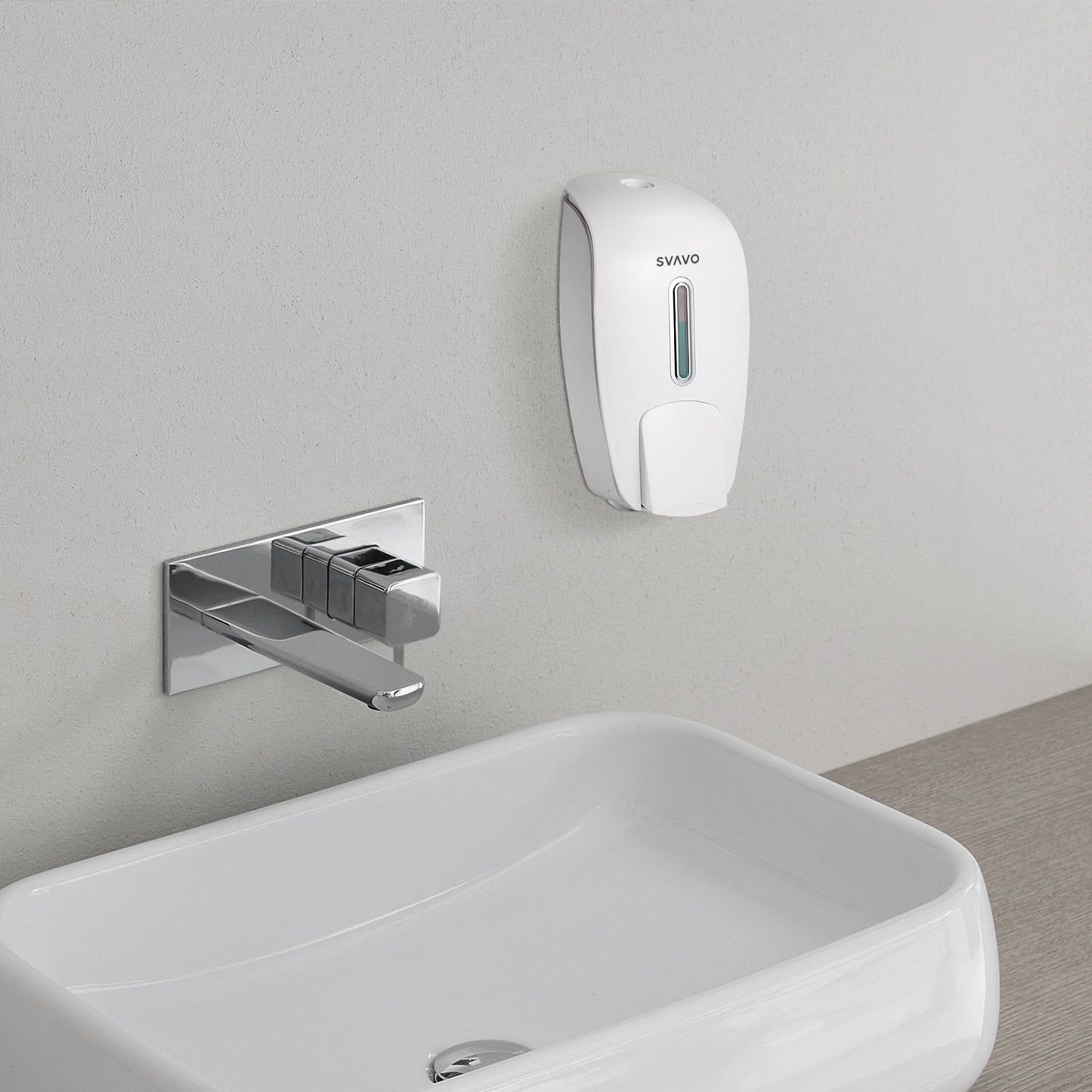 PL-151051 Commercial Wall Mounted Refillable Hand Sanitizer Foam Manual Soap Dispenser