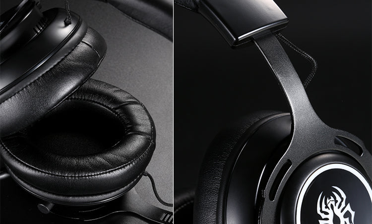 電腦遊戲耳機 LED 有線 RGB 耳機帶麥克風