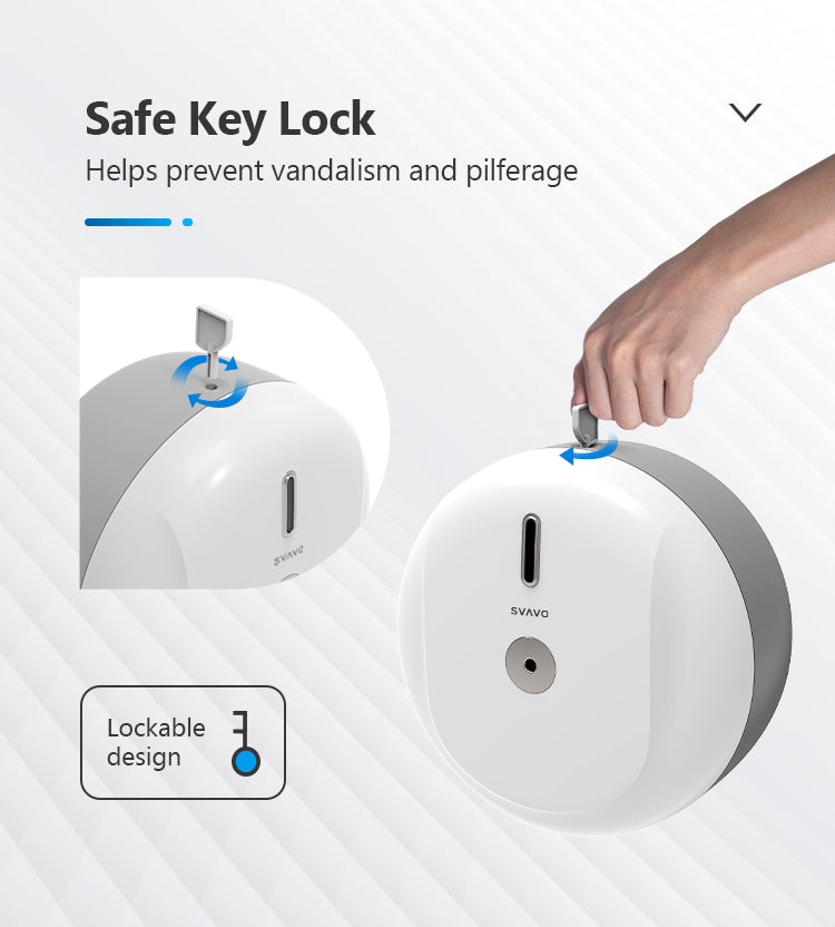 PL-151066 Wall-mounted large ABS plastic toilet paper holder large roll paper towel center pull paper towel holder