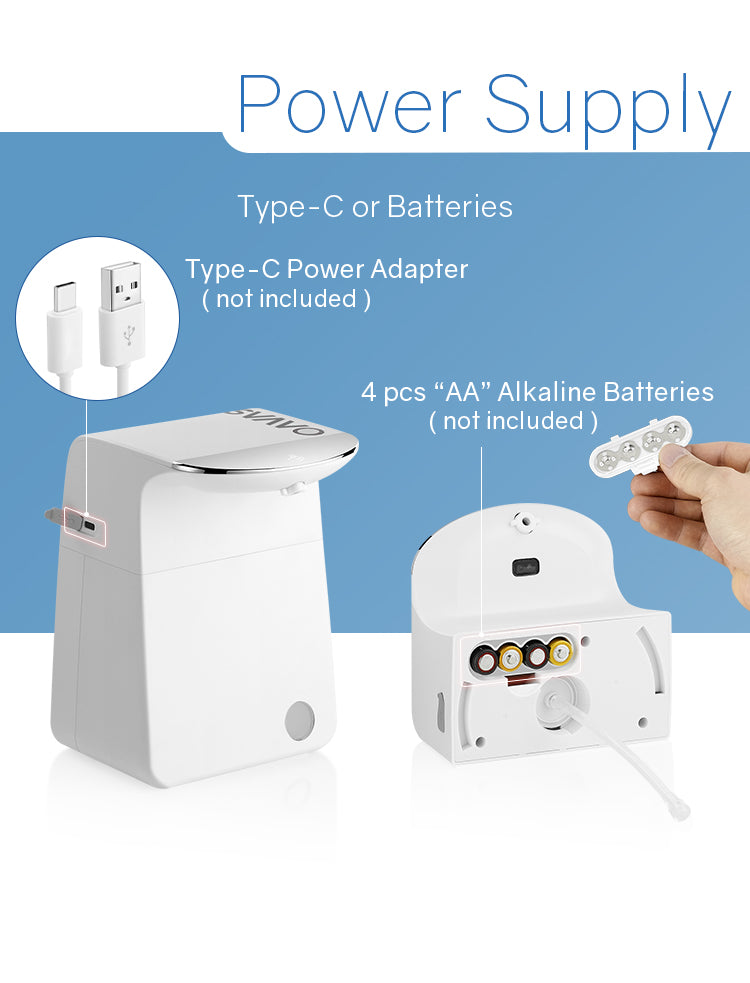 OS-0480 Customized LOGO high quality home hotel office building foam/spray automatic soap dispenser