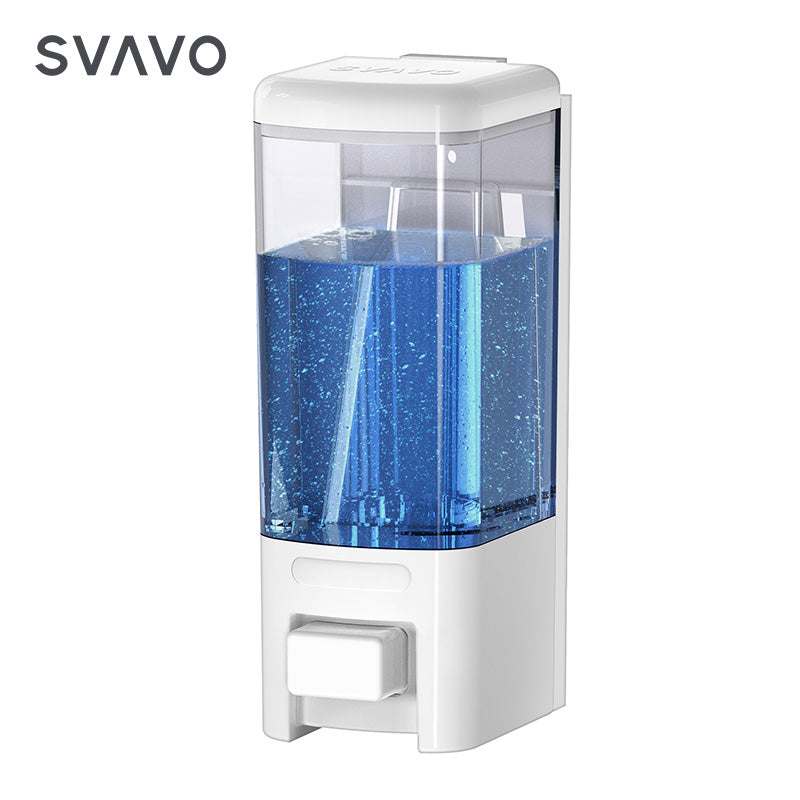 V-8101 500ml Manual Liquid Gel Soap Shower Shampoo Hand Sanitizer Dispenser
