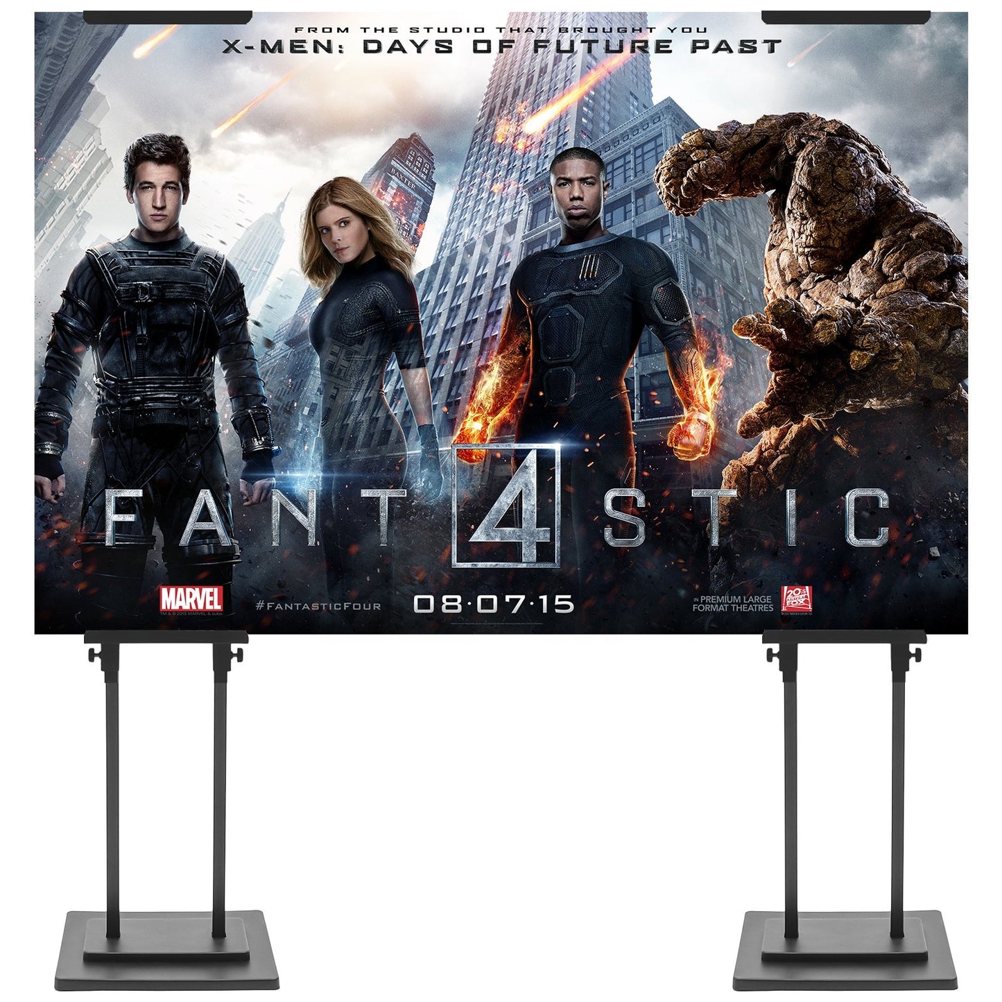 Poster Board Rack Single Double Sided Poster Board Stand Floor Standing Sign Stand Adjustable Height Up to 71" Indoor and Outdoor Display Rack