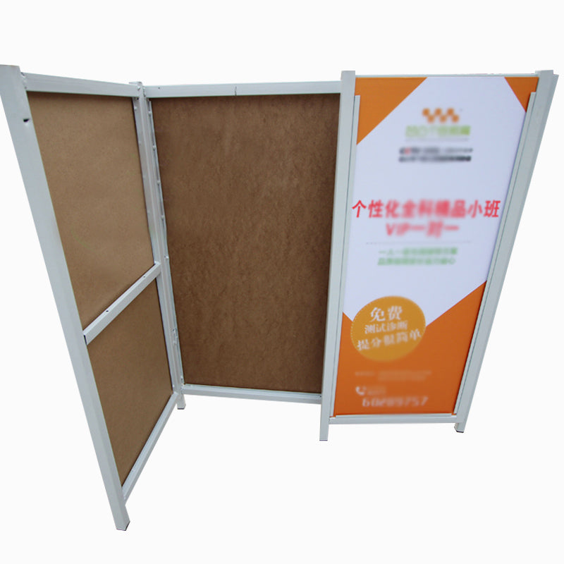 Folding portable advertising promotion table