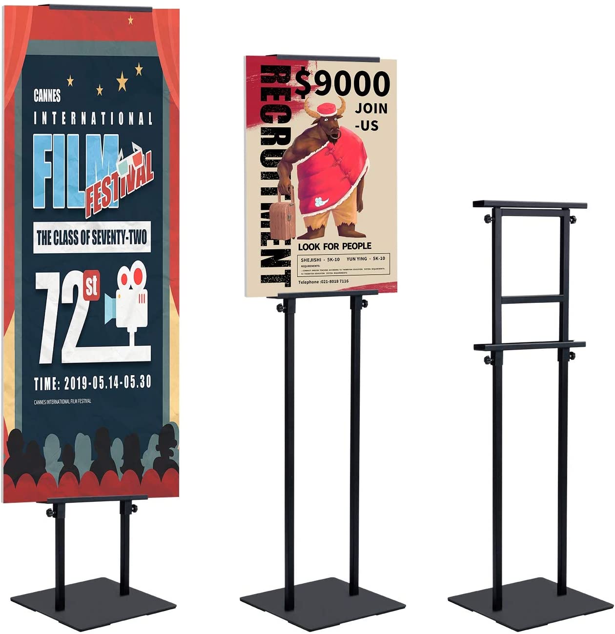 Metal KT Board display stand advertising display stand advertising poster hanging
