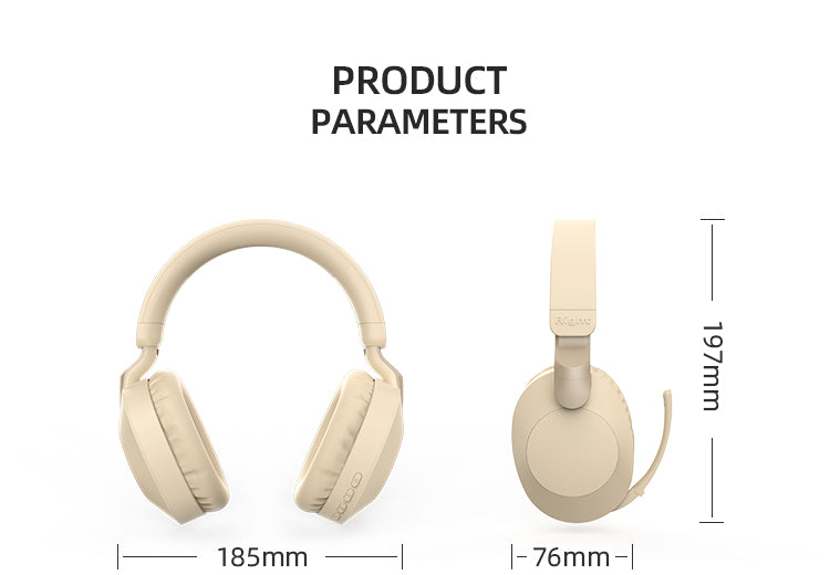 Wireless headset bluetooth headset B2 light-emitting mic with heavy bass gaming e-sports headset