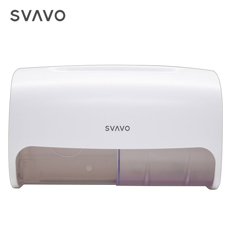 PL-151067 Bathroom toilet paper towel holder without punching large capacity wall-mounted paper towel box holder double roll paper towel holder