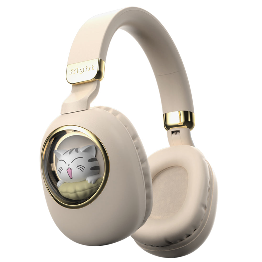 Cute cartoon luminous pet head-mounted Bluetooth headset B4 wireless Bluetooth headset