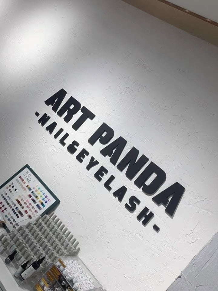 Modern premium advertising logo acrylic cut logo business design