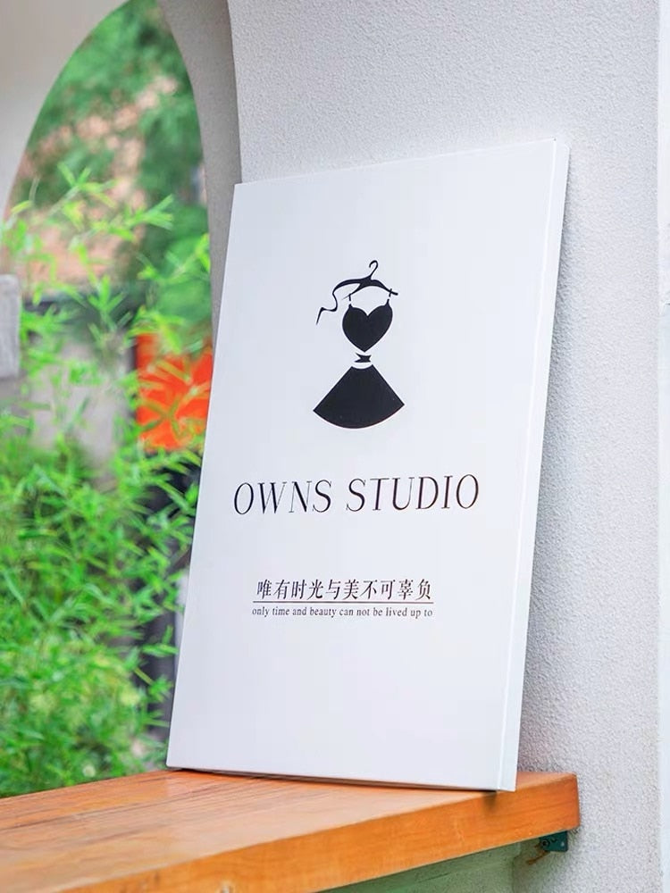 Customized modern house sign plaque house plate street name glass effect acrylic house plate