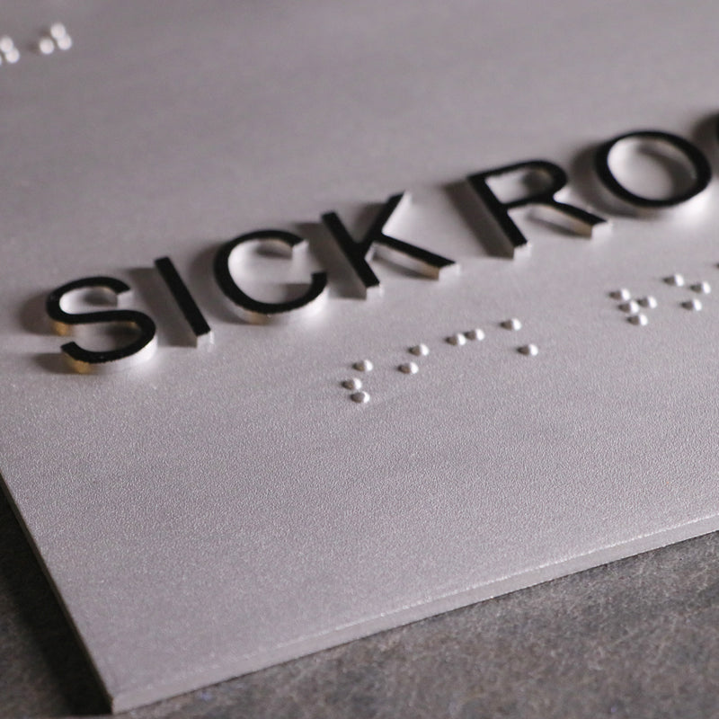 Stainless steel metal brass door plate