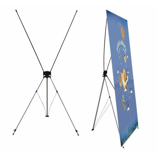 X poster stand easy to carry poster stand