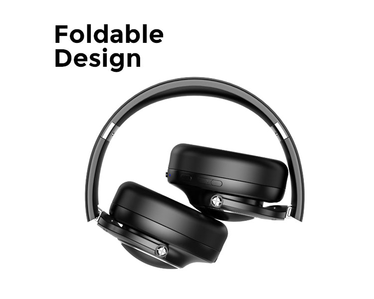 Head-mounted Stereo ANC Active Noise Cancellation Wireless Bluetooth 5.0 Headphones