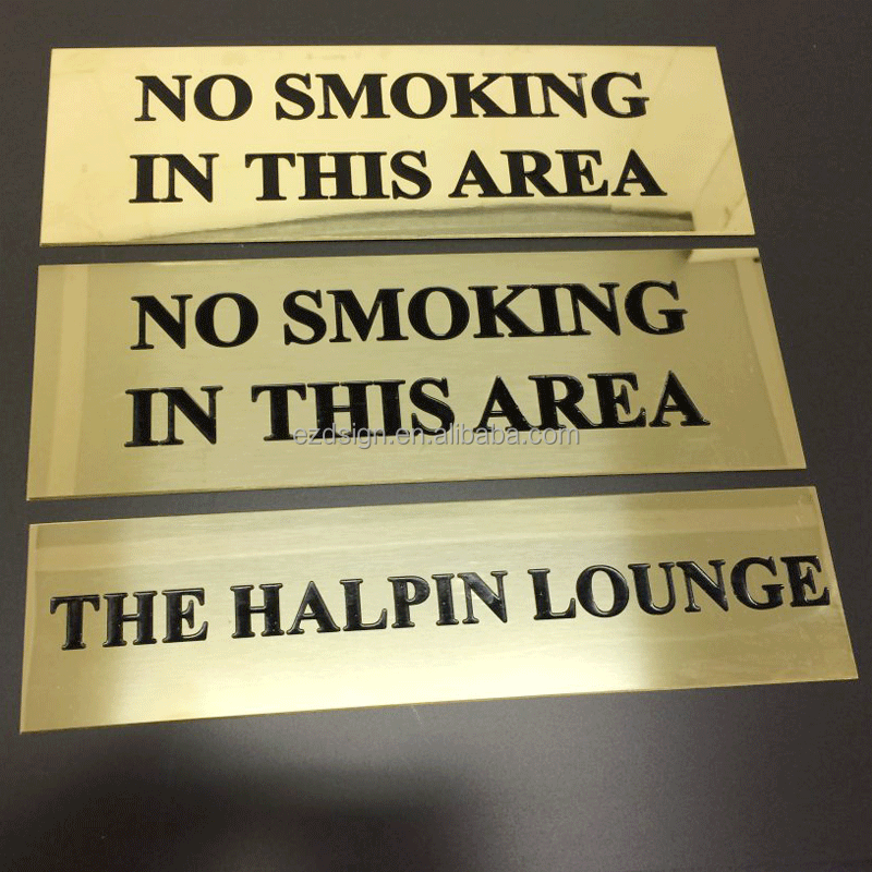 Logo decoration plaque office conference room aluminum door plate