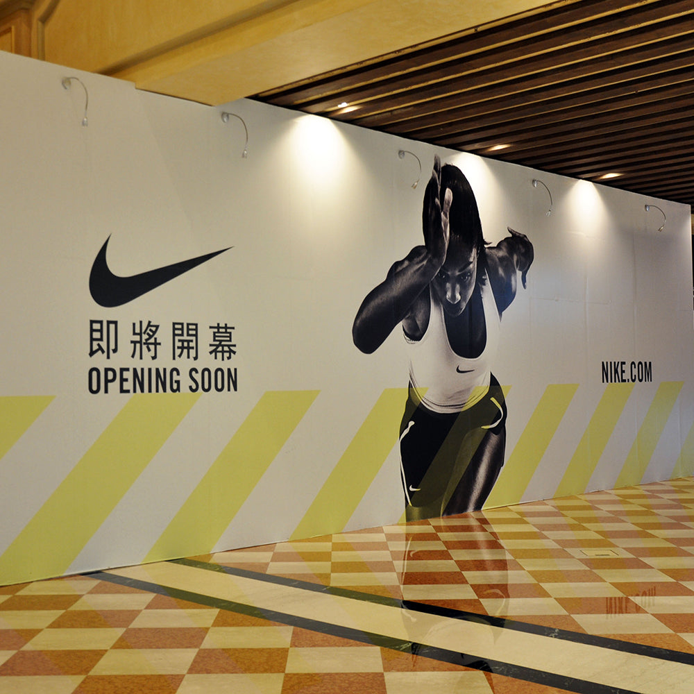 Custom designed printed branded large size wall stickers, PVC wall stickers