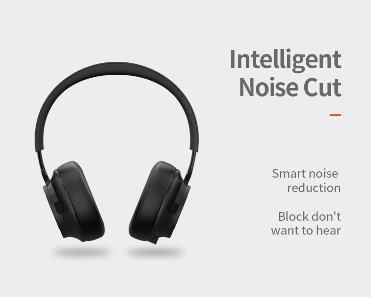 Professional DJ Studio Foldable Wireless Black Headphones