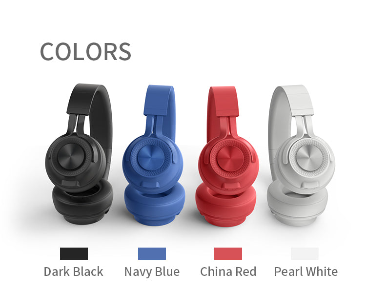 Professional DJ Studio Foldable Wireless Black Headphones