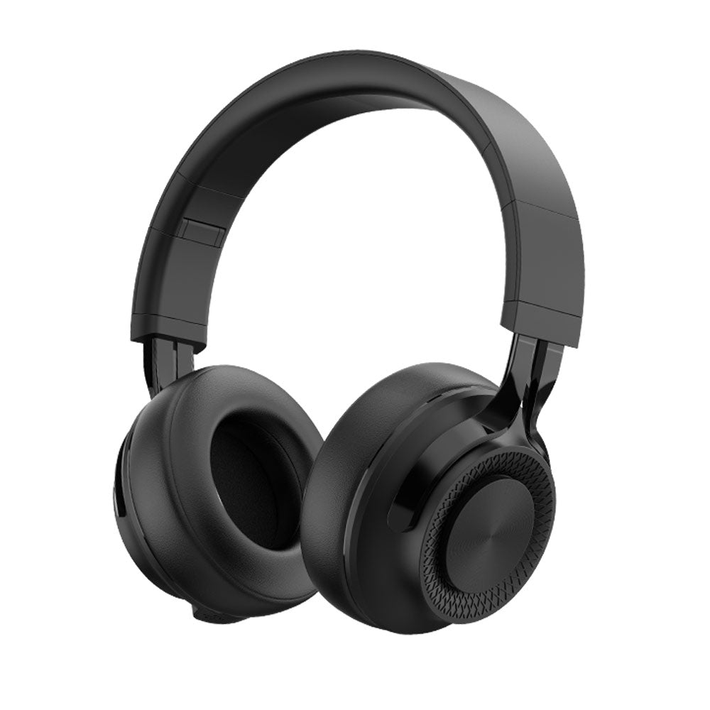 Professional DJ Studio Foldable Wireless Black Headphones