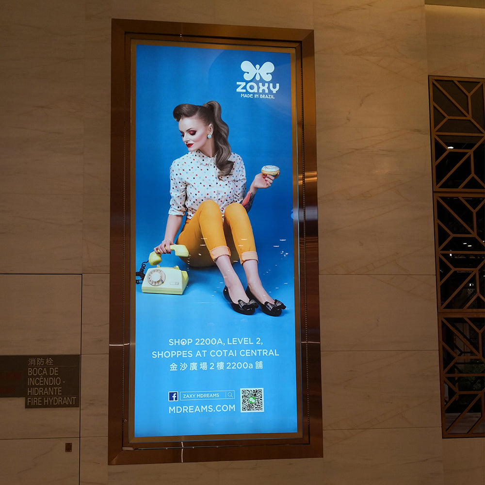 Customized backlight film LED light box inkjet printing matte/glossy