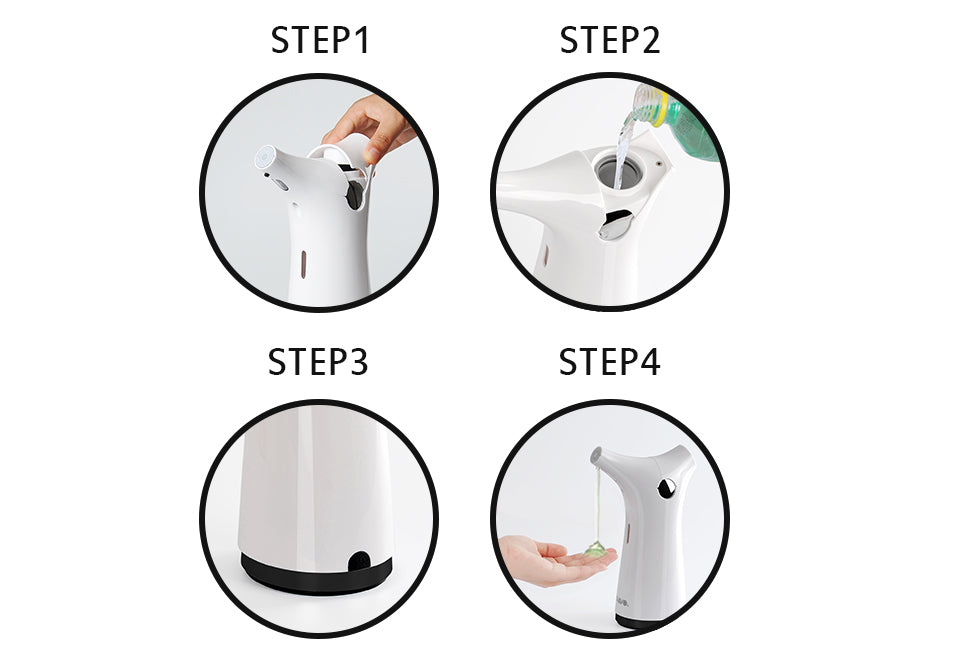 V-476 Non-Contact Automatic Soap Dispenser Hand Sanitizer Infrared Sensing Automatic Liquid Foam Dispenser