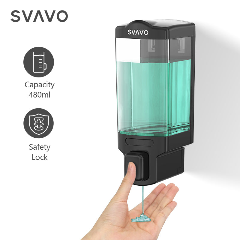 V-8121 Refillable liquid manual soap dispenser