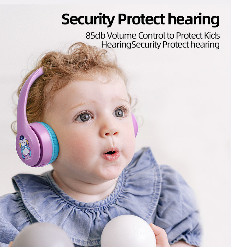 Cartoon Wireless Children's Learning Headphones