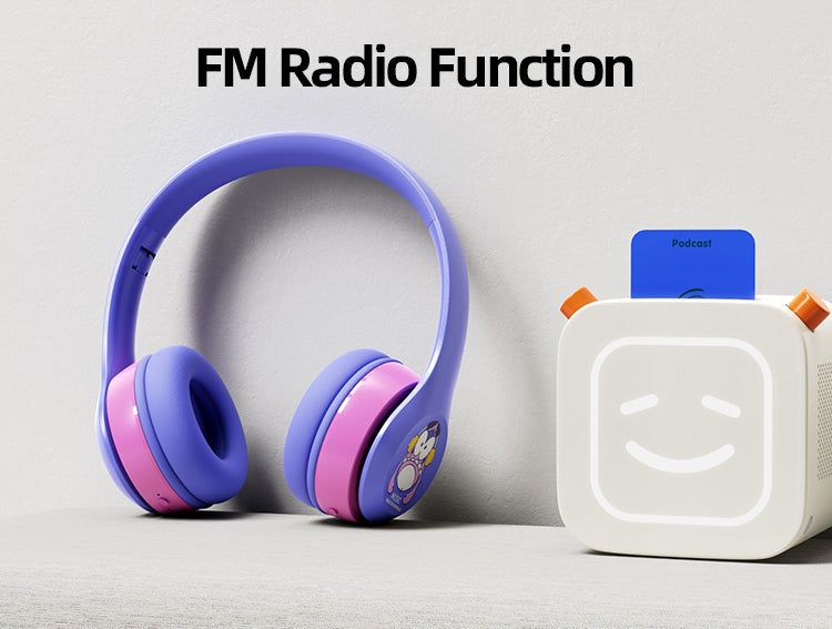 Cartoon Wireless Children's Learning Headphones