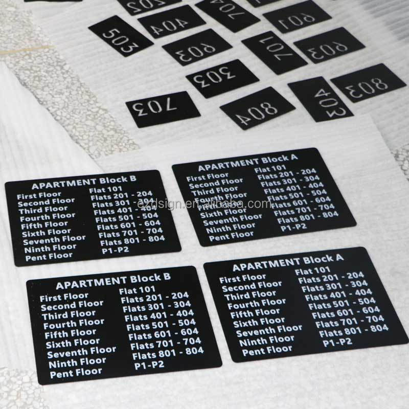 Logo decoration plaque office conference room aluminum door plate