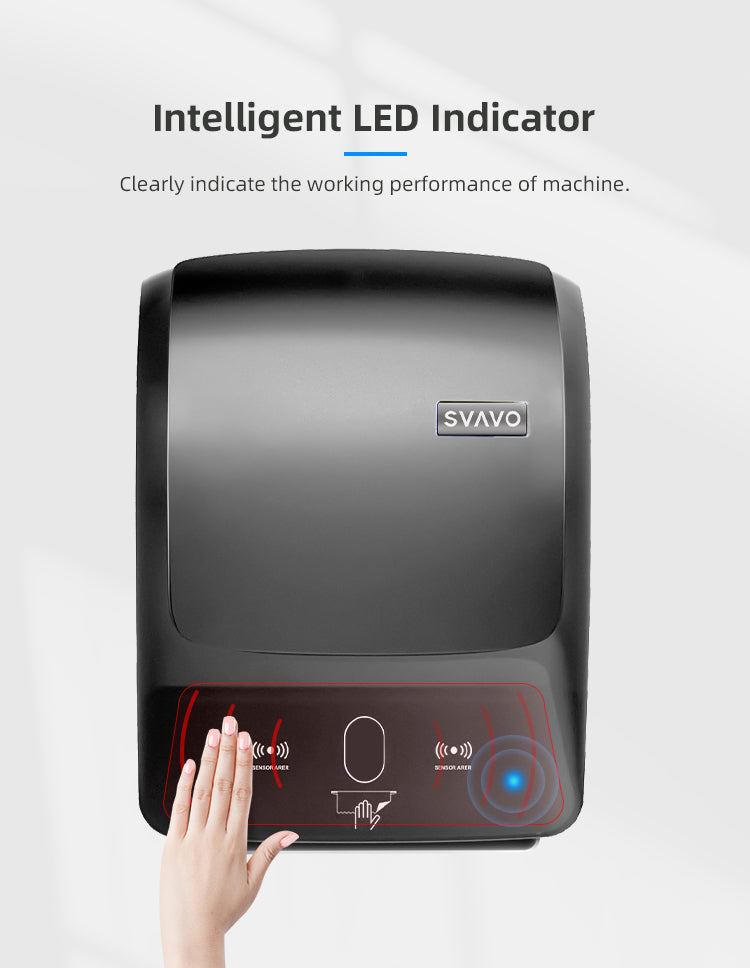 PL-151064 High quality luxury wall-mounted plastic box automatic paper towel dispenser