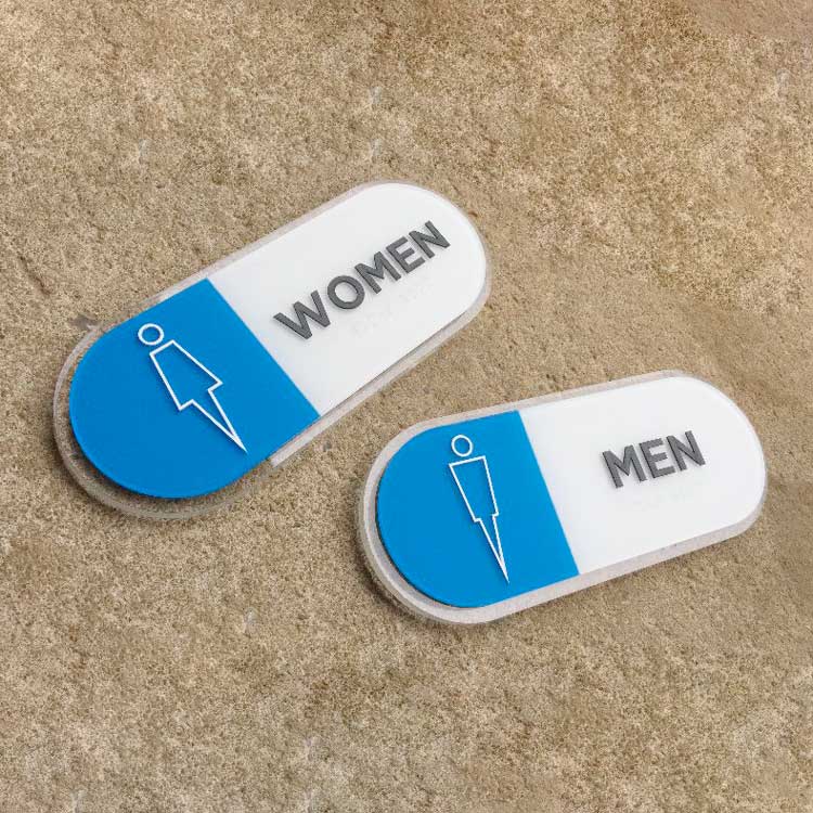 Custom designed socket door plate