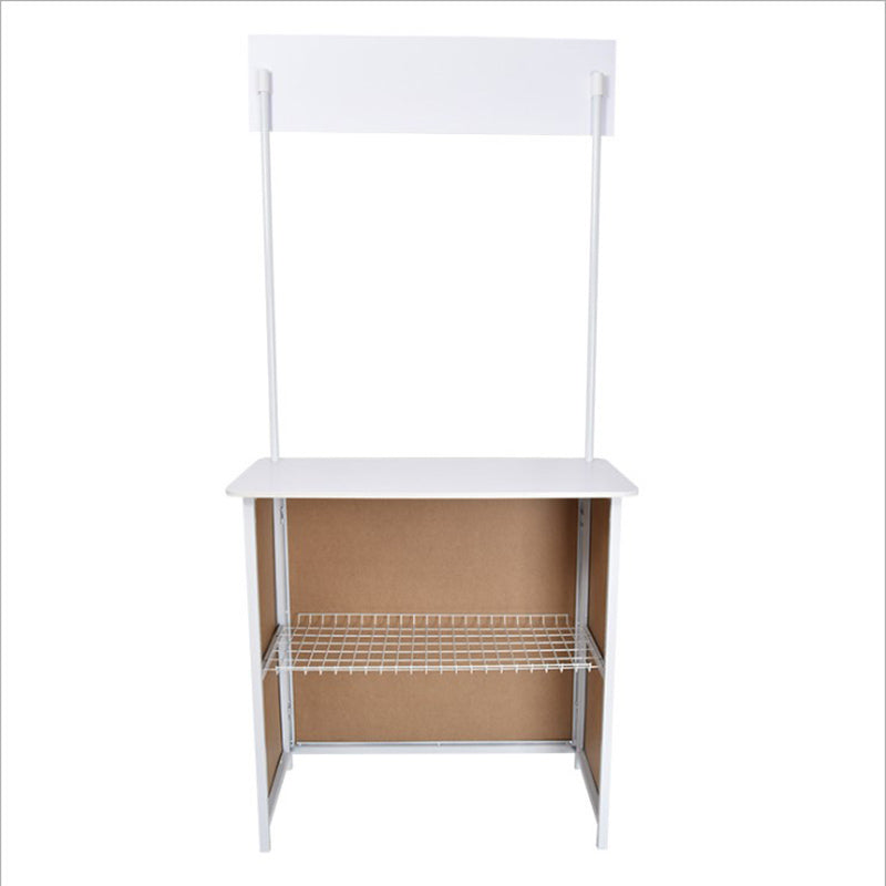 Folding portable advertising promotion table