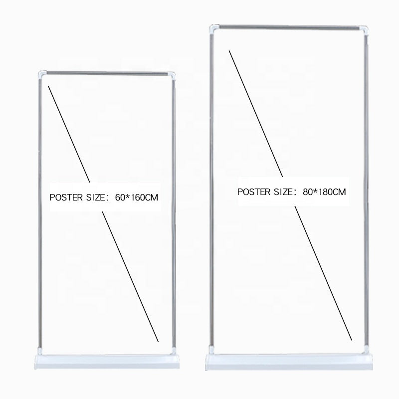 Box type door type poster rack door type display rack thickened billboard picture hanging rack