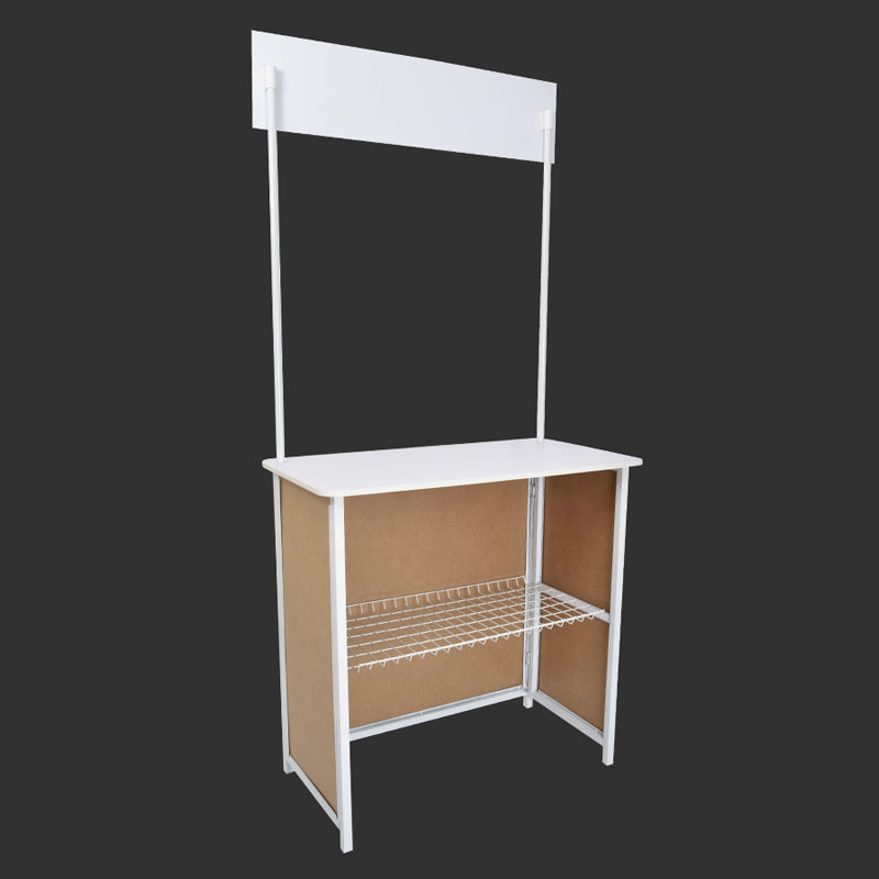 Folding portable advertising promotion table