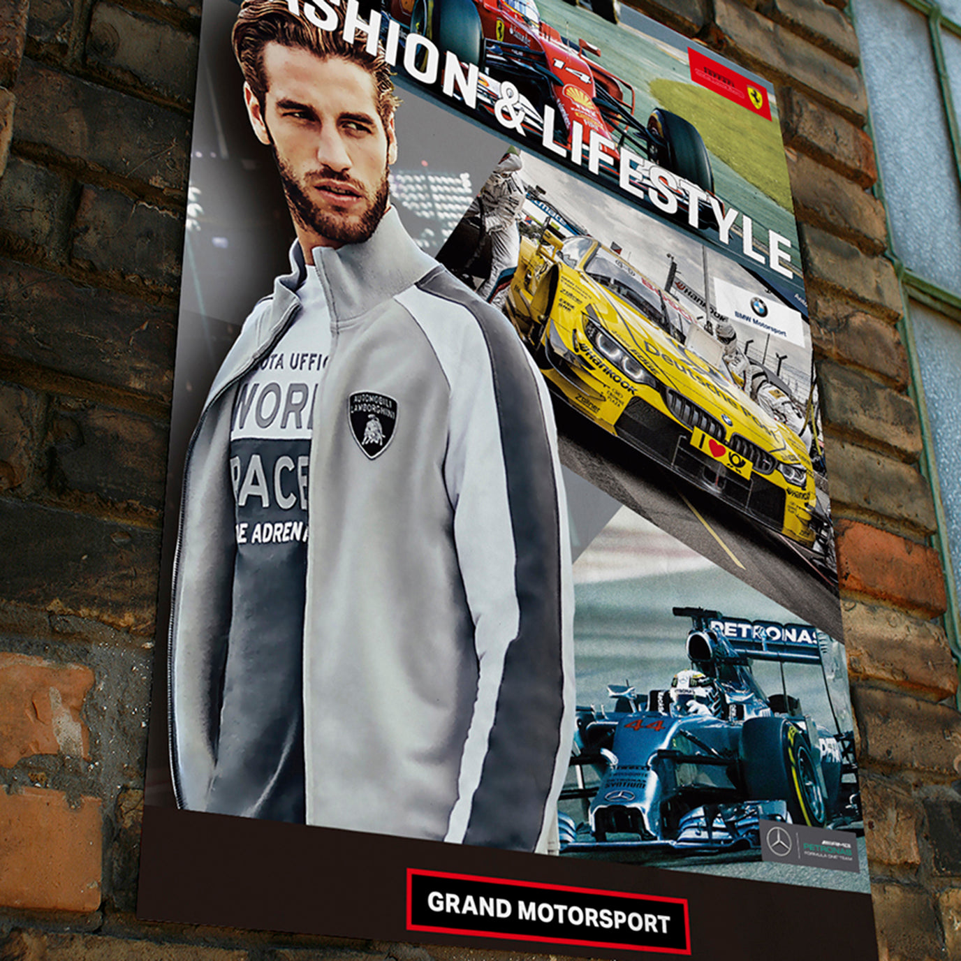 Custom designed waterproof wall sticker with adhesive backing