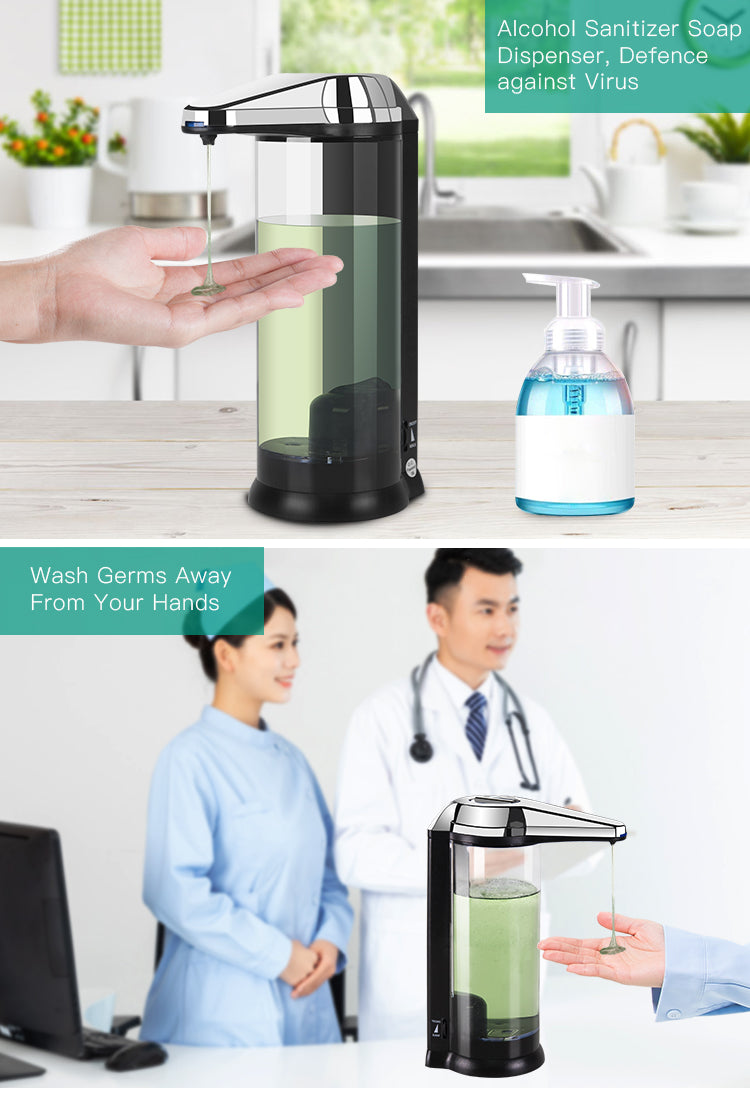 V-470 Battery Powered Infrared Sensor Automatic Refillable Liquid Spray Foam Soap Dispenser