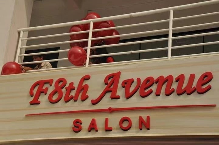 定制防水 3D 亞克力面 LED 字母商店廣告標牌