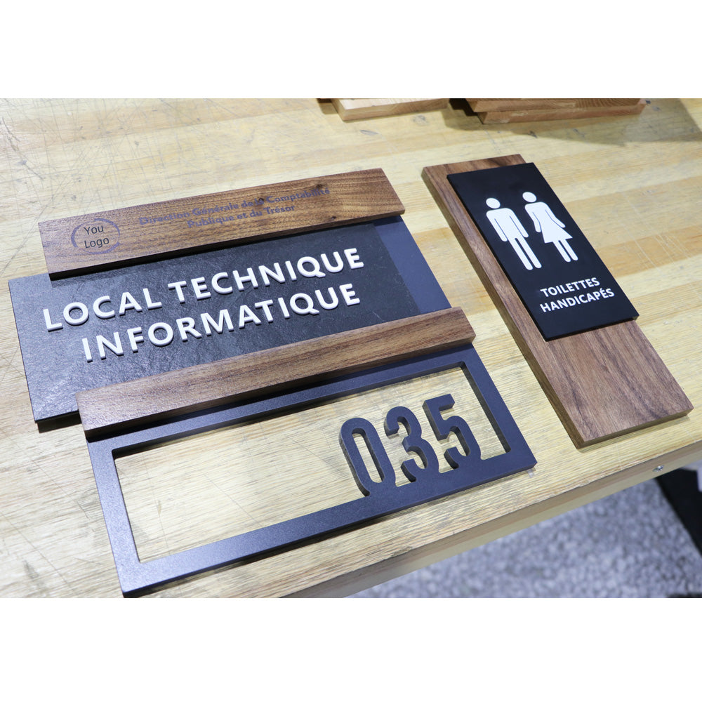 Customized office door number