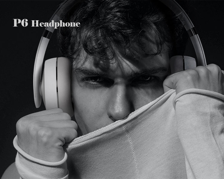 Heavy bass business music wired headphones P6 head-mounted wireless Bluetooth 5.0 headphones