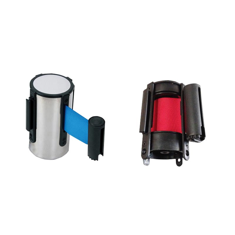 1 meter stainless steel telescopic guardrail isolation belt telescopic belt line guardrail queue guardrail warning belt