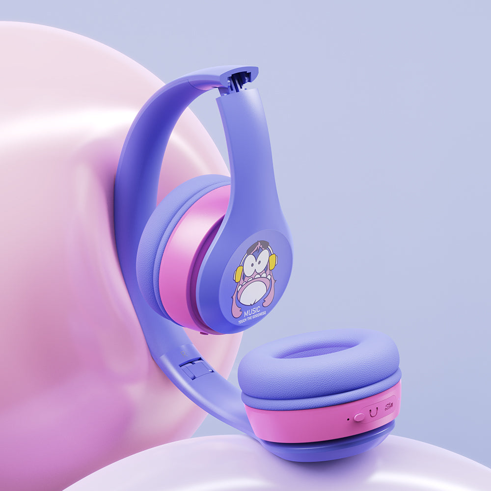 Cartoon Wireless Children's Learning Headphones