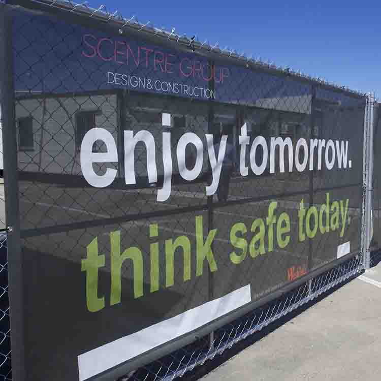 Custom Outdoor Inkjet Printed Mesh Banner Advertising