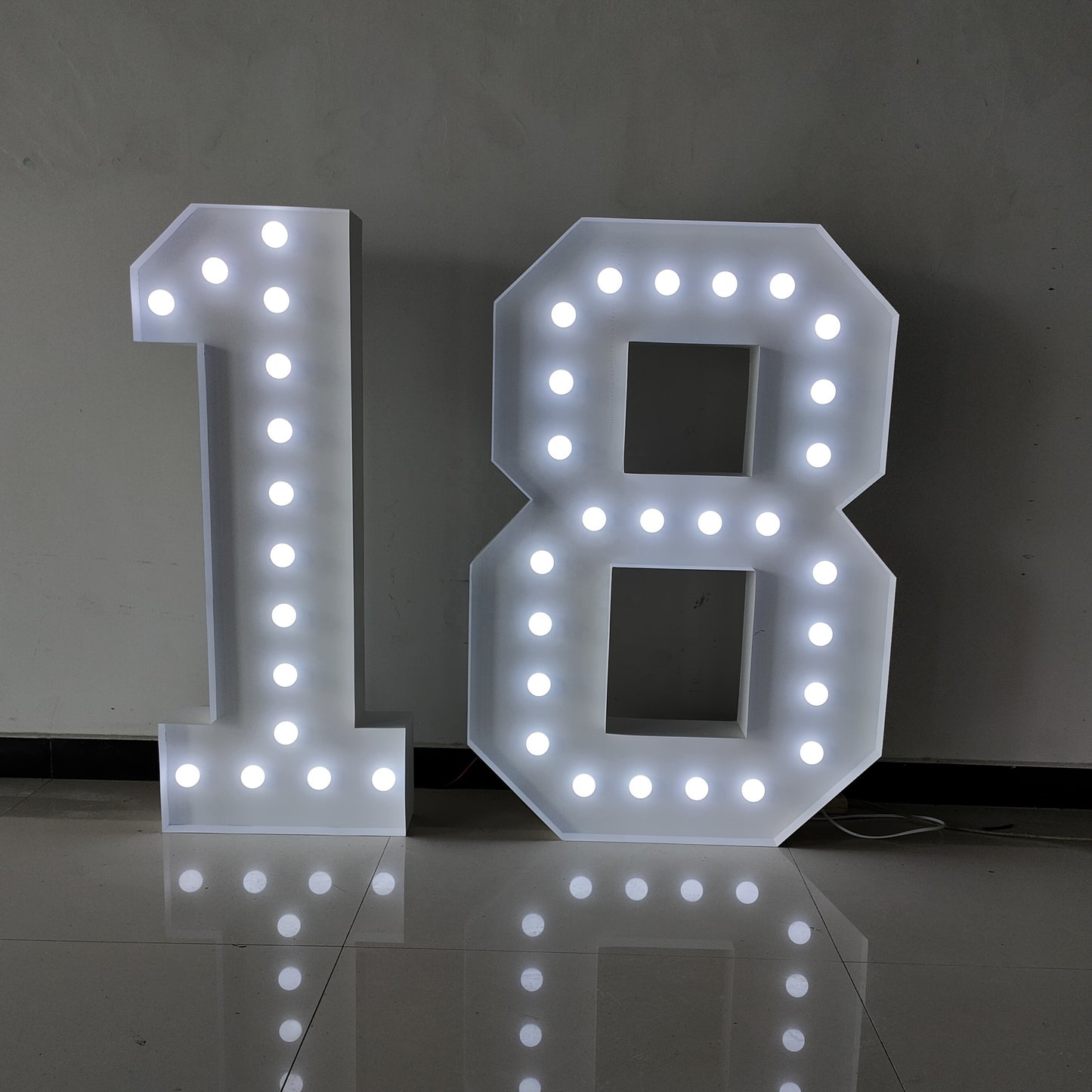 LED headlight illuminated marquee letters logo headlight illuminated numbers giant illuminated numbers
