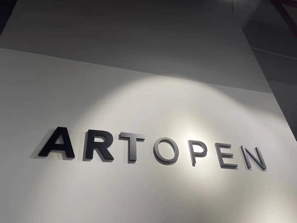 Modern premium advertising logo acrylic cut logo business design