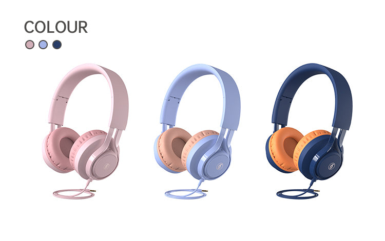 Children's Portable Wi-Fi Controlled Cute Online Class Earphones with Microphone EP06 Headphones