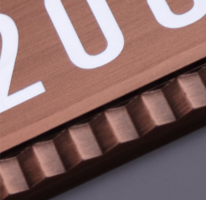 Customized modern digital house numbers